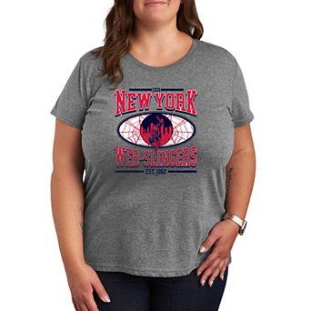 Plus Size Marvel Spider-Man New York Web-Slingers Americana Graphic Tee