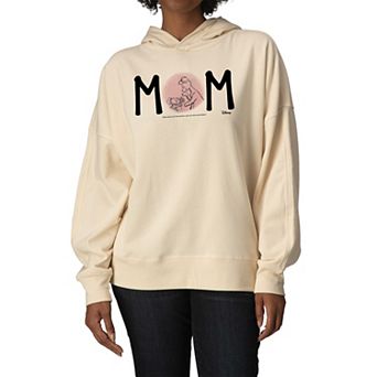 Women's Disney's Winnie The Pooh Kanga & Roo Oversized Fleece Hoodie Sweatshirt