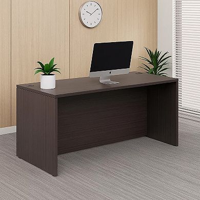 Nea Desk Shell, Commercial Top, Wood