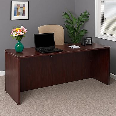 Jeny Office Credenza Shell with Modesty Panel