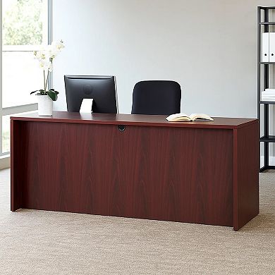 Jeny Office Credenza Shell with Modesty Panel