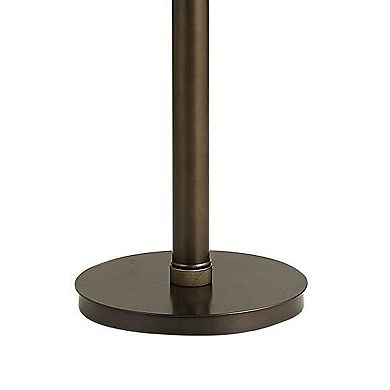 Jesy Modern Floor Lamp with Dome Metal Shade, 59 Inch Dark Bronze