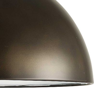 Jesy Modern Floor Lamp with Dome Metal Shade, 59 Inch Dark Bronze