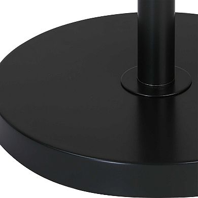 Modern Floor Lamp with Rotating LED Arms and Dimmer, 72 Inch Black