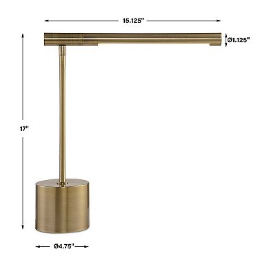 Lra Desk Lamp, Rotating Arm, LED Light System