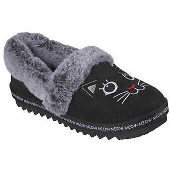 Skechers® Cozy Kiss Women's Slip-On Faux-Fur Cat Slippers