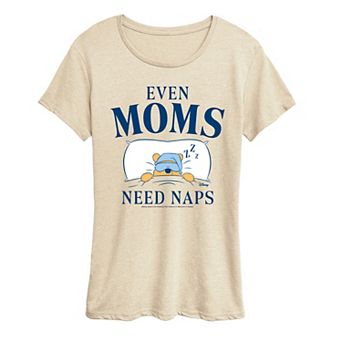 Women's Disney's Winnie The Pooh Even Moms Need Naps Graphic Tee
