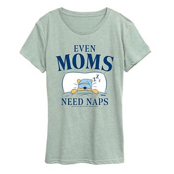 Women's Disney's Winnie The Pooh Even Moms Need Naps Graphic Tee