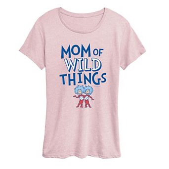 Women's Dr. Seuss The Cat In The Hat Mom Of Wild Things Graphic Tee