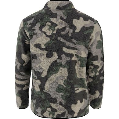Men's Legendary Whitetails Outdoors Sherpa Fleece Snap Up Pullover