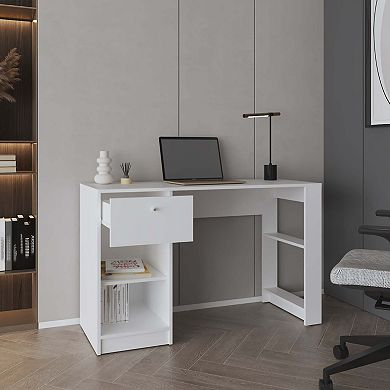 Tolsona Desk, 1 Drawer, 2 Shelves