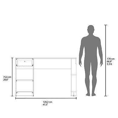 Tolsona Desk, 1 Drawer, 2 Shelves