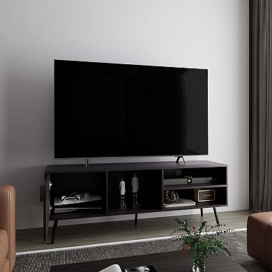 Ekwok TV Stand, 1 Door, 3 Shelves