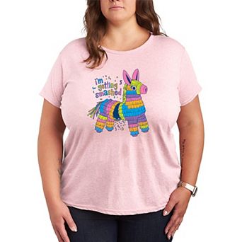 Plus Size I'm Getting Smashed Graphic Tee