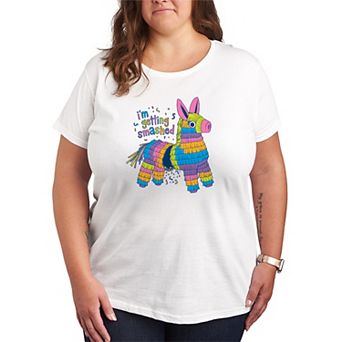 Plus Size I'm Getting Smashed Graphic Tee