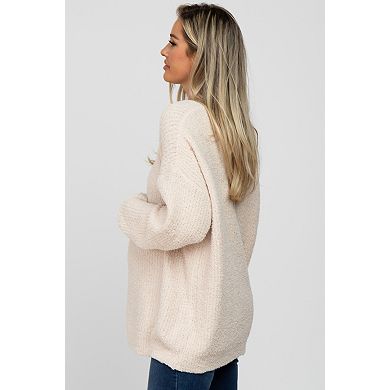 Maternity V-Neck Soft Sweater