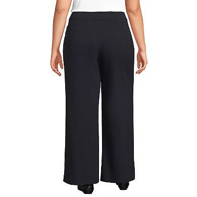 Plus Size Lands' End High Rise Palazzo Pants