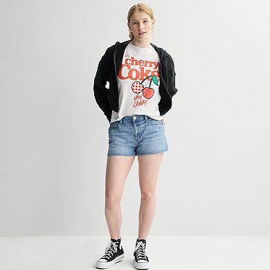 Juniors' SO® Mid Rise Feminine Shorts
