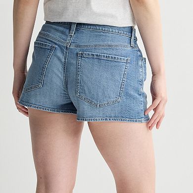 Juniors' SO® Mid Rise Feminine Shorts