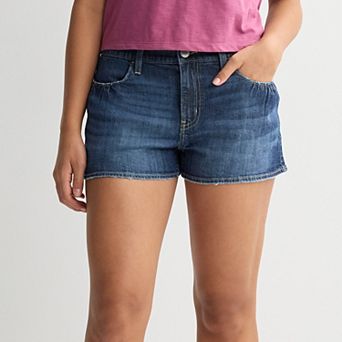 Juniors' SO® Mid Rise Feminine Shorts