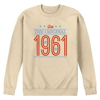 Men's Barbie® Ken The Original 1961 Collegiate Fleece Sweatshirt