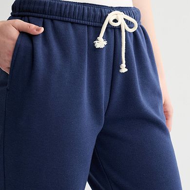 Juniors' SO® Foldover Fleece Jogger Pants
