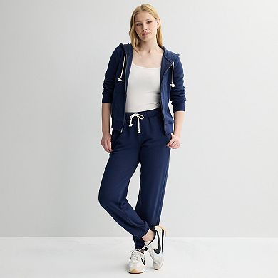 Juniors' SO® Foldover Fleece Jogger Pants