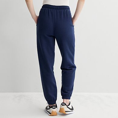 Juniors' SO® Foldover Fleece Jogger Pants