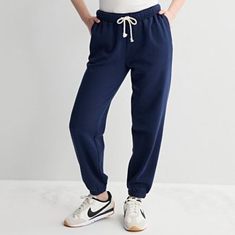Juniors' SO® Foldover Fleece Jogger Pants