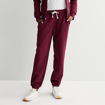Juniors' SO® Foldover Fleece Jogger Pants