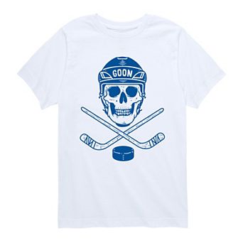 Boys 8-20 Hockey Skeleton Graphic Tee
