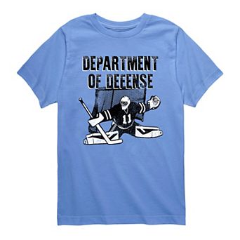 Boys 8-20 Department of Defense Hockey Goalie Graphic Tee