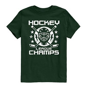 Boys 8-20 Hockey League Champs Graphic Tee