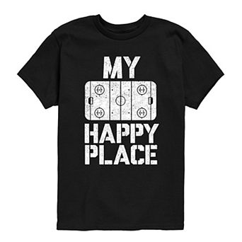Boys 8-20 Hockey My Happy Place Graphic Tee