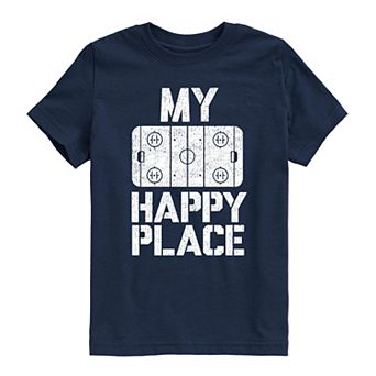 Boys 8-20 Hockey My Happy Place Graphic Tee