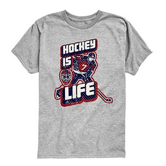Boys 8-20 Hockey Is Life Graphic Tee