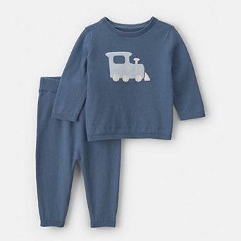 Baby Boy Carter’s 2 pc Train Long Sleeve Top & Pants Set