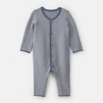Baby Carter's 100% Cotton Pointelle Long-Sleeve Jumpsuit