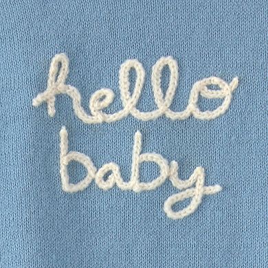 Baby Boy Carter’s 2-Piece 'Hello Baby' Long Sleeve Top & Pants Set