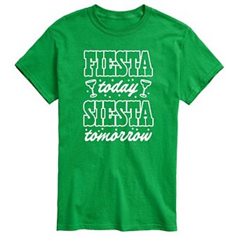 Big & Tall Fiesta Today Siesta Tomorrow Graphic Tee