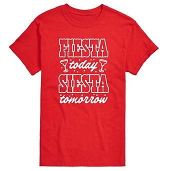 Big & Tall Fiesta Today Siesta Tomorrow Graphic Tee