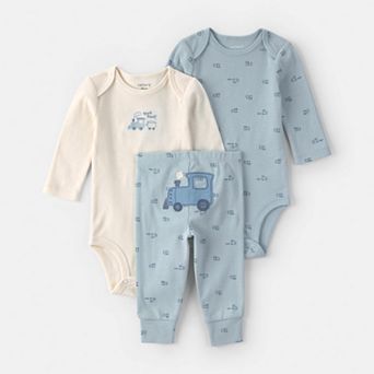Baby Boy Carter's 3 pc Long-Sleeve Bodysuit & Pants Set