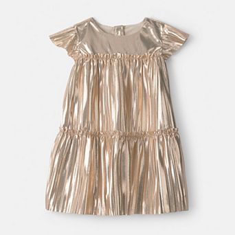 Baby Girls Carter's Short Sleeve Holiday Dress With Undershorts