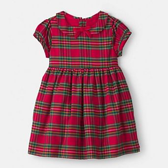 Baby Girls Carter's Short Sleeve Holiday Dress With Undershorts