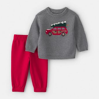 Baby Carter’s 2 pc Holiday Pullover Sweater & Pants Set