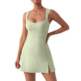 Yoga Tennis Skirt Lightweight Breathable Outdoor Golf Sports Dress Golf Dress for Women