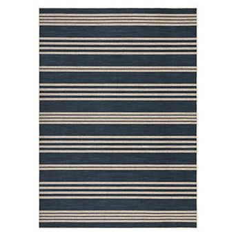 FairOnly Geometric Striped Area Rug Washable Ultra Thin Non Slip Carpet for Living Room Dining Room
