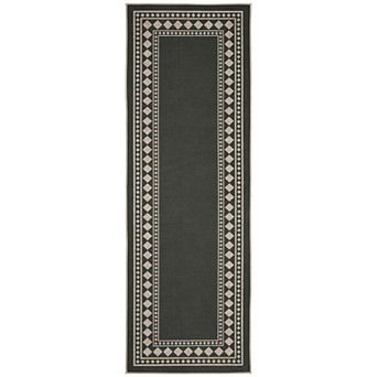FairOnly Minimalist Geometric Washable Area Rug Non Slip Ultra Thin Rug for Living Room Bedroom