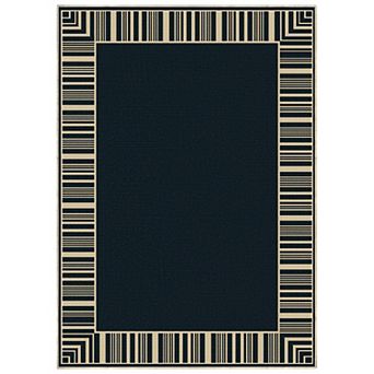 Garvee Modern Minimalist Woven Area Rug Machine Washable Non Slip Low Pile Rug for Living Room Patio