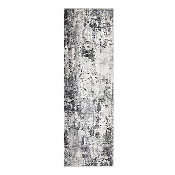 Garvee Modern Abstract Area Rug for Dining Room Non Slip Machine Washable Low Pile Rug for Bedroom